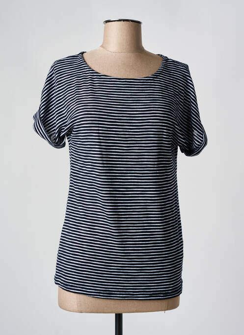 Tricou croială dreaptă mâneci scurte negru LUHTA femme