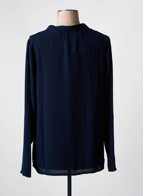 Polo albastru ELLE EST OU LA MER femeie