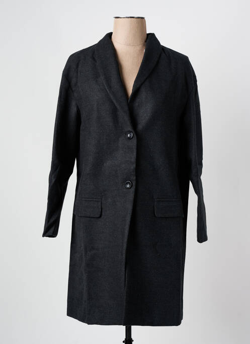 Palton lung gri ARELINE femeie