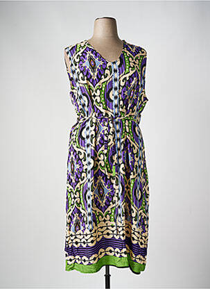 Rochie lungă violet AZAY femeie