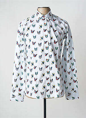 Cămașă cu mâneci lungi alb EMYLE bărbat