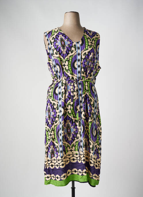 Rochie lungă violet AZAY femeie