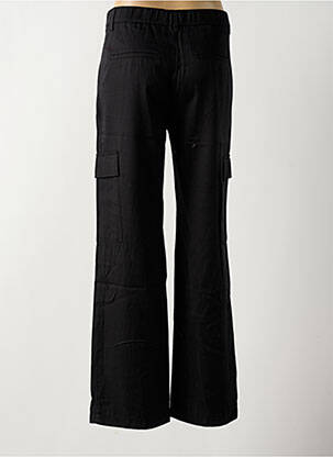 Pantalon cargo talie înaltă talie înaltă negru ANNA MONTANA femeie