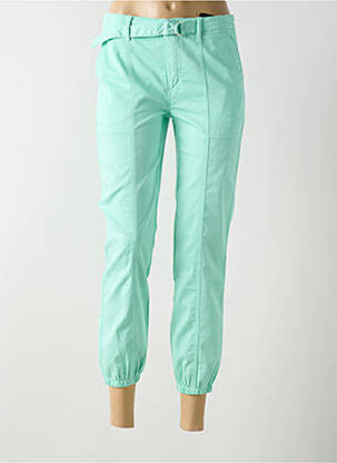 Pantalon 7/8 elasticitate mărime normală verde ANNA MONTANA femeie