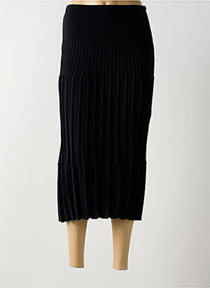 Fustă midi negru TELMAIL femeie