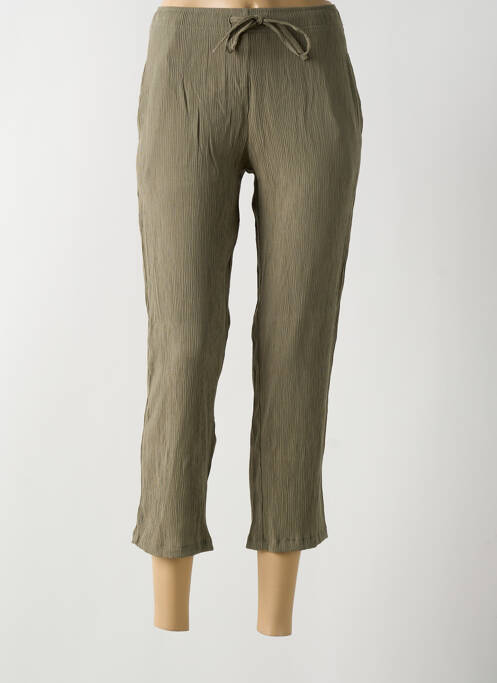 Pantalon trei sferturi verde DAMART femeie
