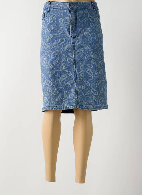 Fustă midi albastru CONCEPT K femeie