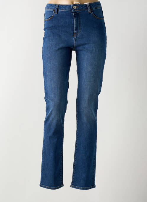 Blugi cu croială dreaptă albastru KANOPE femeie