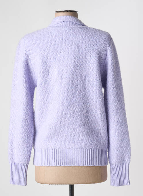 Vestă cu mâneci lungi croială cambrată violet JOY OF LIFE femme