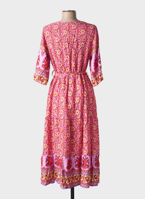 Rochie lungă roz NARA femeie