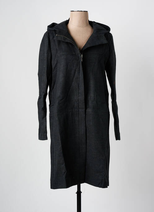 Palton lung gri ARELINE femeie