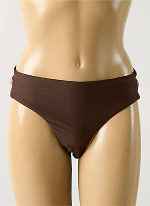 Chiloți de baie maro HATEIA femeie