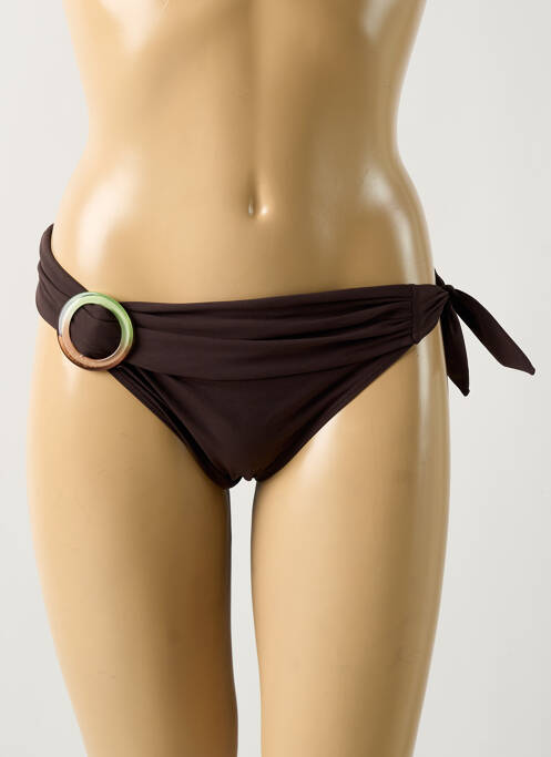 Chiloți de baie maro HATEIA femeie