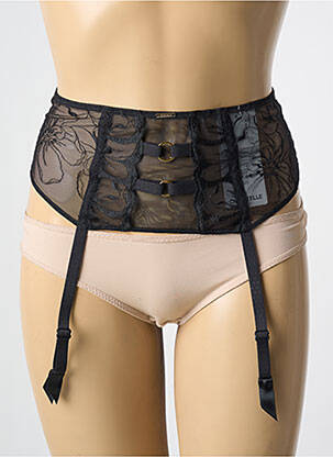 Corset/jartieră broderie negru CHANTELLE femeie