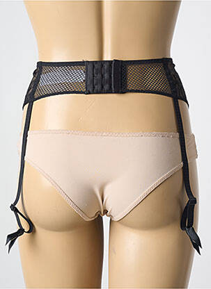 Corset/jartieră broderie negru CHANTELLE femeie