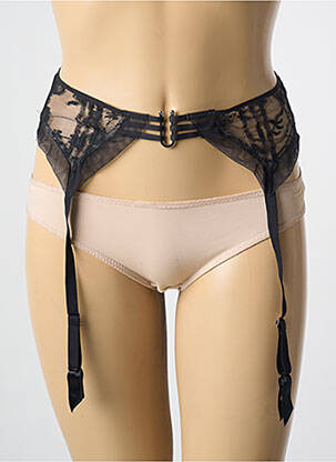 Corset/jartieră broderie negru CHANTELLE femeie
