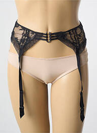 Corset/jartieră bretele elastice reglabile negru CHANTELLE femme
