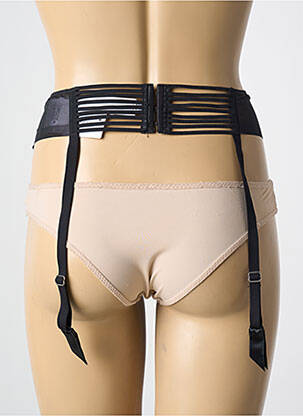 Corset/jartieră broderie negru CHANTELLE femeie