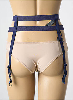Corset/jartieră bretele elastice reglabile albastru CHANTAL THOMASS femeie