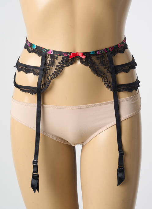 Corset/Jartieră negru AUBADE femeie