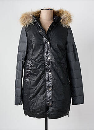 Geacă matlasată negru ARELINE femeie