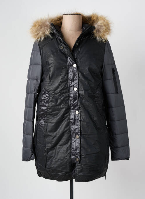 Geacă matlasată negru ARELINE femeie