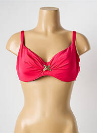 Sutien de costum de baie sutien cupe întregi cu decolteu înalt sutien cupe întregi cu decolteu înalt roz CHANTELLE femme