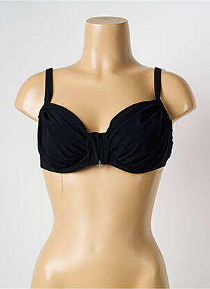 Sutien de costum de baie bretele elastice reglabile negru OPERA femeie