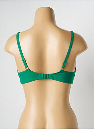 Sutien de costum de baie sutien cupe întregi cu decolteu înalt sutien cupe întregi cu decolteu înalt verde CHANTELLE femeie