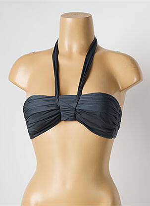 Sutien de costum de baie top bentiță top bentiță gri GOTTEX femeie