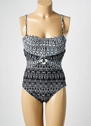 Costum de baie dintr-o singură piesă imprimeu fantezie top sutien modelat negru GOTTEX femeie