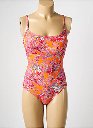 Costum de baie dintr-o singură piesă imprimeu fantezie top sutien modelat roz HATEIA femme