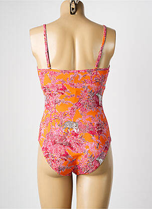 Costum de baie dintr-o singură piesă imprimeu fantezie top sutien modelat roz HATEIA femeie