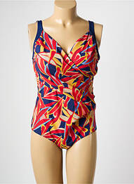 Costum de baie dintr-o singură piesă imprimeu fantezie top sutien modelat albastru FEMILET femme