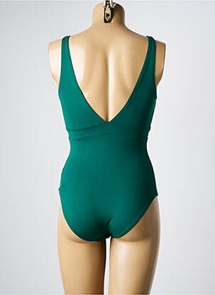 Costum de baie dintr-o singură piesă elasticitate verde DNUD femeie