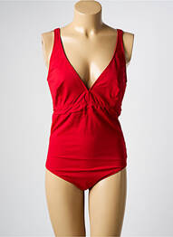 Costum de baie dintr-o singură piesă elasticitate roșu DNUD femeie