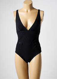 Costum de baie dintr-o singură piesă elasticitate negru DNUD femeie