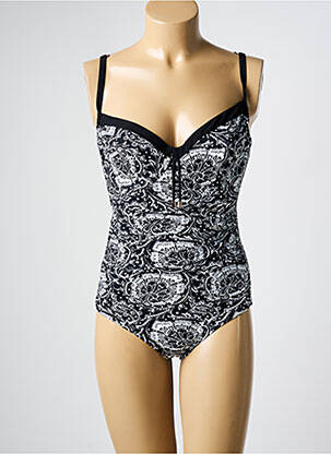 Costum de baie dintr-o singură piesă negru CHANTELLE femeie