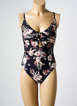 Costum de baie dintr-o singură piesă elasticitate top sutien modelat negru WATERCULT femeie