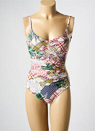 Costum de baie dintr-o singură piesă imprimeu fantezie alb MARYAN MEHLHORN femme