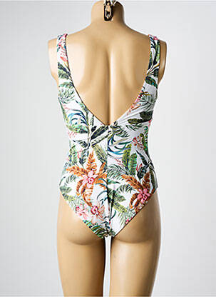 Costum de baie dintr-o singură piesă elasticitate top sutien modelat alb WATERCULT femeie