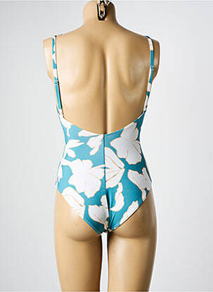 Costum de baie dintr-o singură piesă imprimeu fantezie top sutien modelat albastru WATERCULT femeie