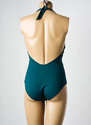 Costum de baie dintr-o singură piesă elasticitate verde DNUD femeie