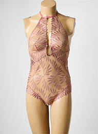 Body de lenjerie broderie roz AUBADE femme