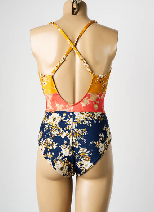 Costum de baie dintr-o singură piesă galben WATERCULT femeie