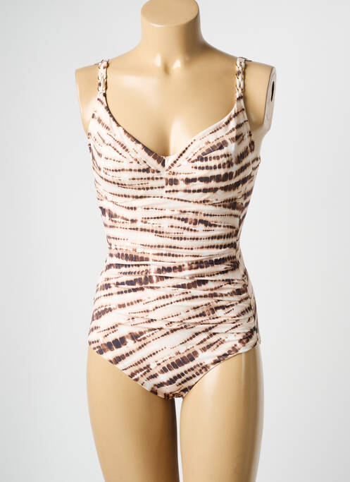 Costum de baie dintr-o singură piesă bej CHANTELLE femeie