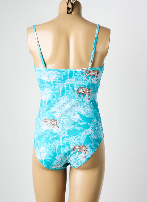 Costum de baie dintr-o singură piesă albastru HATEIA femeie