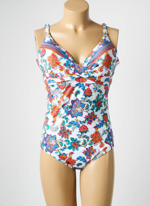 Costum de baie dintr-o singură piesă alb OLYMPIA femeie