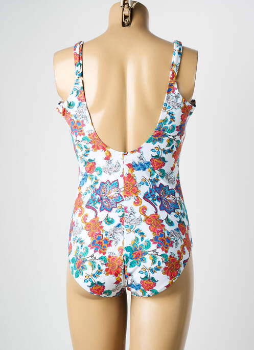 Costum de baie dintr-o singură piesă alb OLYMPIA femeie