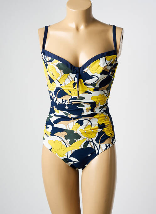 Costum de baie dintr-o singură piesă albastru CHANTELLE femeie